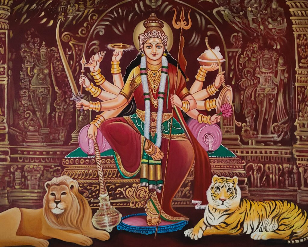durga painting